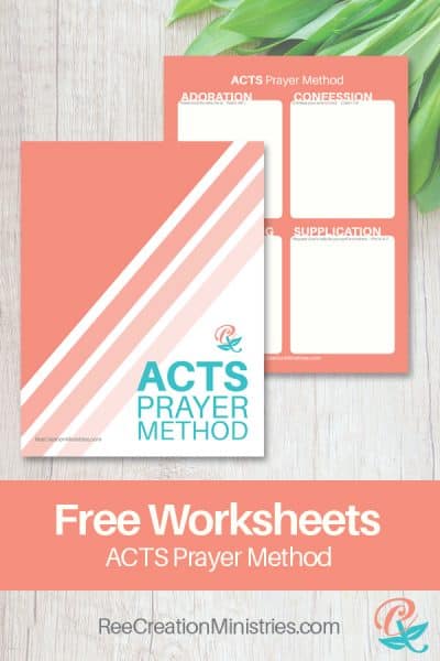 Worksheet Printable - ACTS Prayer Method