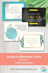 Scripture Affirmation Cards