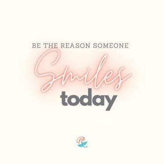 Smiling doesn't take much - but can make a HUGE difference. ⁠
⁠
Be the reason someone smiles today.⁠
⁠
You can do that through some of these smile-inducing gestures: ⁠
write a handwritten letter, ⁠
call, ⁠
text, ⁠
send flowers, ⁠
or bake cookies. ⁠
⁠
The list of ways you can spread cheer to others is truly endless. You can even mention that it's Happiness Happens Month and that they can make it happen by passing it on!⁠
⁠
How will you make someone smile today?⁠
.⁠
.⁠
.⁠
.⁠
#HappinessHappensMonth #BeASmileStarter #Smile #SmileMore #SmileMakeOver #HeartToArt #HeartToArtBook #BookLaunch #VirtualBook Launch #HeartToArtBookLaunch #TherapeuticArt #ArtTherapy #TraumaHealing #HealingJourney #NewHope #HopeForNewBeginnings #Depression #Anxiety #ChristianMentalHealth #LifeWithPurpose #FaithAndMentalHealth #FatithAndMentalHealthJourney #MentalHealthAwareness #IdentityInChrist #DreamCreateInspire #ReeCreationMinistries #ChristianLiving #ChristianEncouragement  #FaithJourney #FaithInspired