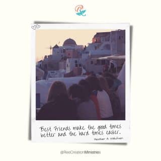 I am so grateful to have such good friends who have walked with me through some of my hardest times, and have celebrated with me during the good times. ⁠
⁠
For #NationalBestFriendsDay tag a friend in the comments who makes the good times better and the hard times easier.⁠
.⁠
.⁠
.⁠
.⁠
#BestFriends #Santorini #FaithAndMentalHealth #MentalHealthAwareness #Depression #Anxiety #ChristianMentalHealth #HealingJourney #HopeForNewBeginnings #ThereIsAlwaysHope #MentalEmotionalSpiritualWellness #MentalHealthMatters #LifeWithPurpose #IdentityInChrist #DreamCreateInspire #ReeCreationMinistries #ChristianLiving #ChristianEncouragement #ChristianInspiration #FaithJourney #FaithInspired  #FaithWriters