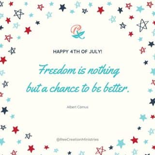 Happy 4th of July!⁠
⁠
How are you making things better?⁠
.⁠
.⁠
.⁠
.⁠
#Freedom #DontTakeYourFreedomLightly #IndependenceDay #4thOfJuly #BeBetter #DoBetter #CreateChange #InspireHope #MinorityMentalHealthMonth #FaithAndMentalHealth #MentalHealthAwareness #Depression #Anxiety #ChristianMentalHealth #HealingJourney #HopeForNewBeginnings #ThereIsAlwaysHope #MentalEmotionalSpiritualWellness #MentalHealthMatters #LifeWithPurpose #IdentityInChrist #DreamCreateInspire #ReeCreationMinistries #ChristianLiving #ChristianEncouragement #ChristianInspiration #FaithJourney #FaithInspired  #FaithWriters