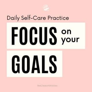 Daily Self-Care Practice 6: Focus on your goals or what you want to accomplish.⁠
⁠
Actively keeping yourself focused will help you tackle your day with clarity and direction. When you set your priorities daily, you can focus your attention on the things that align with your goals. Keeping your goals in mind can help you make decisions more easily, by considering how this activity will or will not bring you closer to your goal.⁠
⁠
What is one goal you have for yourself? What are you doing to reach it?⁠
.⁠
.⁠
.⁠
.⁠
#FocusOnYourGoals #HealthyGoals #StrongGoals #GoalSetting #HealthyPriorities #DailySelfCare #SelfCare #SelfCompassion #BreakTheStigma #MinorityMentalHealthMonth #FaithAndMentalHealth #MentalHealthAwareness #Depression #Anxiety #ChristianMentalHealth #HealingJourney #HopeForNewBeginnings #ThereIsAlwaysHope #MentalEmotionalSpiritualWellness #MentalHealthMatters #LifeWithPurpose #IdentityInChrist #DreamCreateInspire #ReeCreationMinistries #ChristianLiving #ChristianEncouragement #ChristianInspiration #FaithJourney #FaithInspired  #FaithWriters