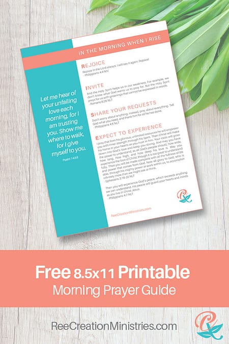 Free Printable - RISE prayer guide